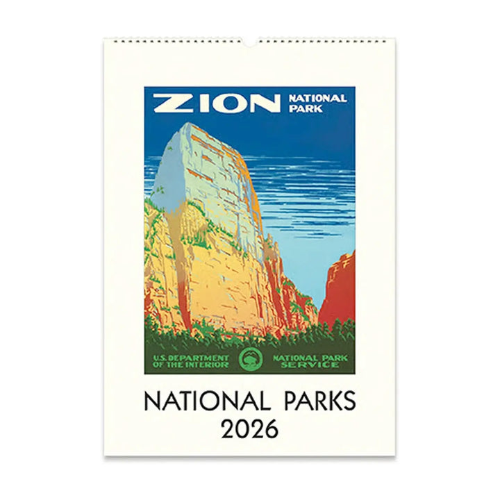 Cavallini National Parks 2026 Wall Calendar