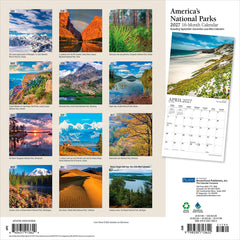 2027 America's National Parks Wall Calendar Hover