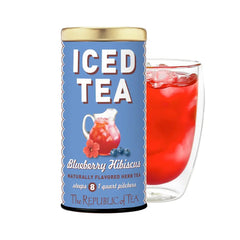 Photo of Republic of Tea Blueberry Hibiscus Iced Tea.