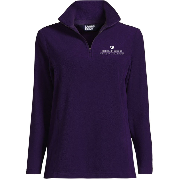 Lands' End Women's UW School of Nursing Thermacheck Fleece Quarter Zip