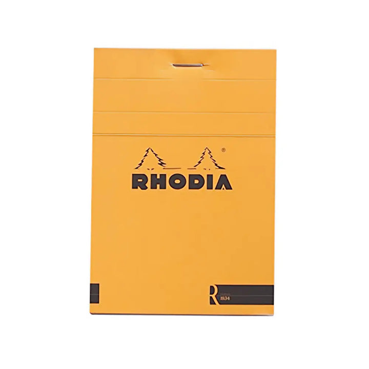 Rhodia Orange R 3"x4" Lined Top Stapled Notepad 80ct