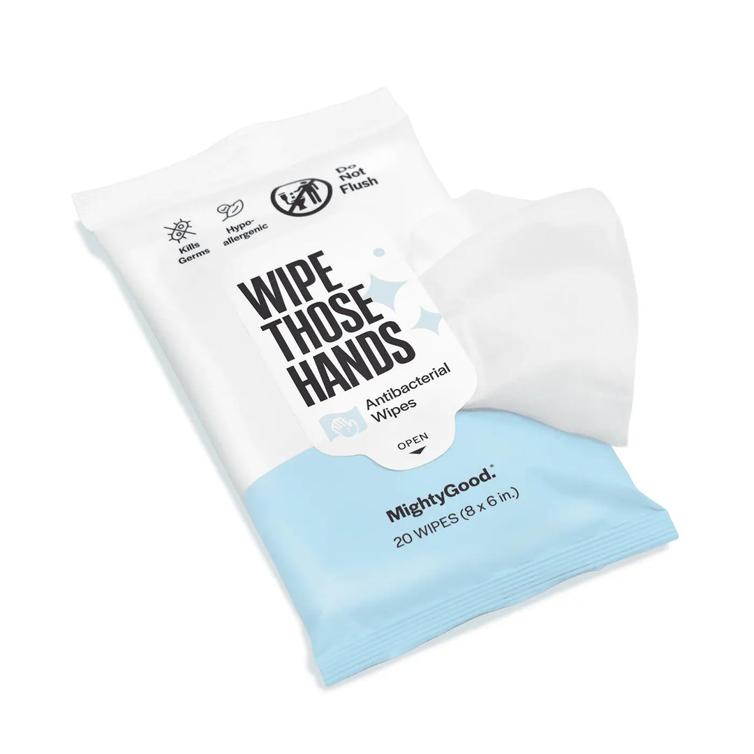 Wipe Those Hands Cleansing Antibacterial Wipes 20 Count