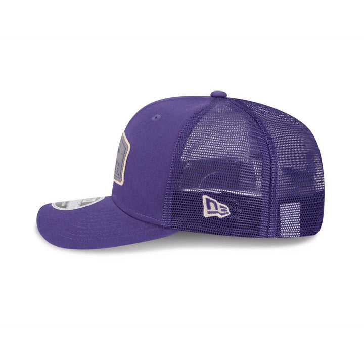 New Era Purple 9Seventy LABELED Mesh Back Stretch Snap Adjustable Hat