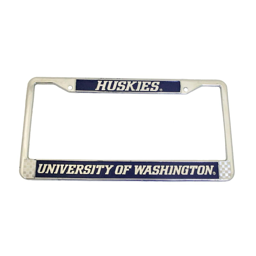 Strand Chrome Huskies License Plate Frame
