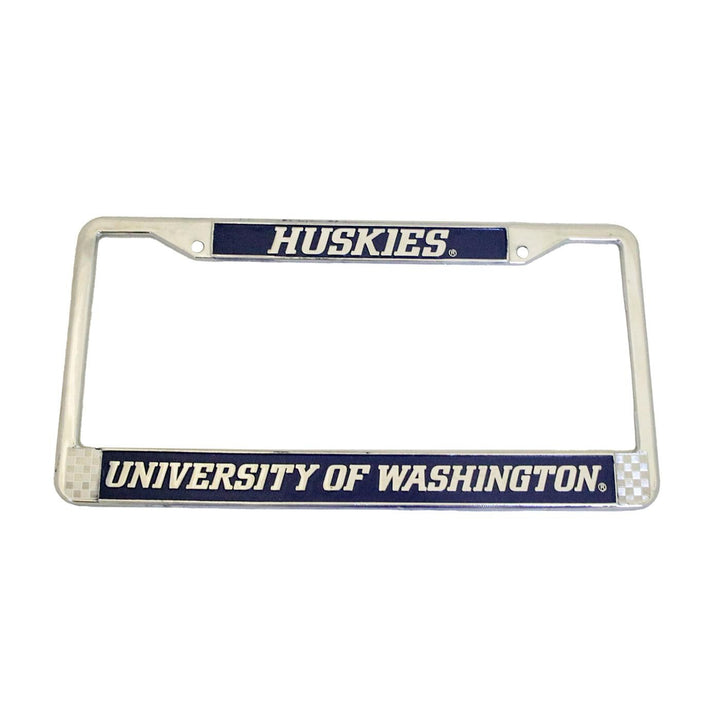 Strand Chrome Huskies License Plate Frame