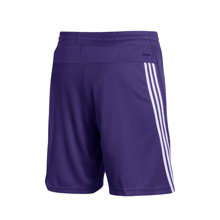 adidas Kids' Purple W 3-Stripe Knit Shorts