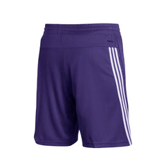 adidas Kids' Purple W 3-Stripe Knit Shorts