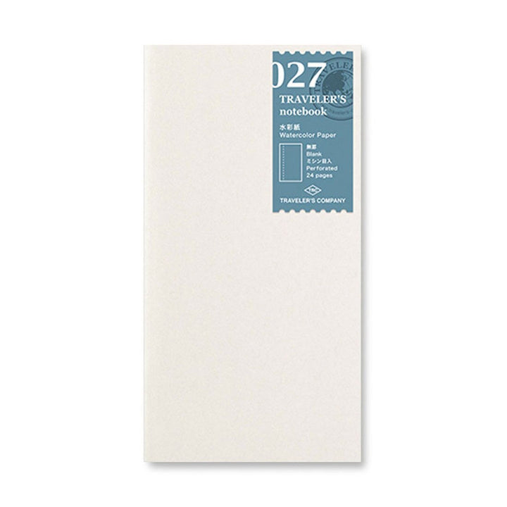 Traveler's Company Regular 027 Watercolor Paper Refill 24ct