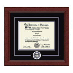 Photo of CH Black Purple Seal Lasting Memories Sierra Diploma Frame.