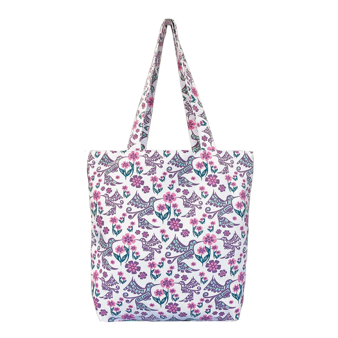 Native Northwest Hummingbird Everyday Canvas Tote