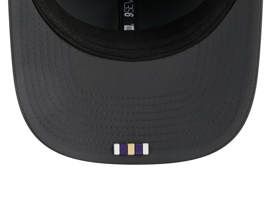 New Era 2025 Sideline Charcoal 970 Solid Silicone Patch Adjustable Hat