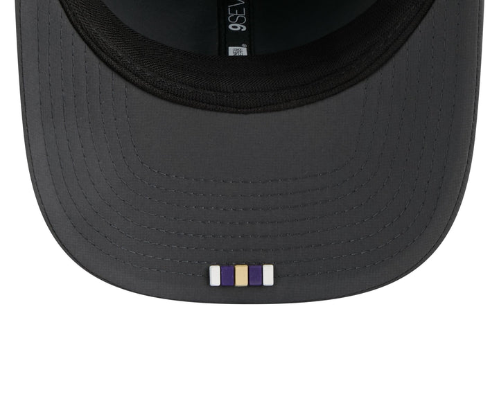 New Era 2025 Sideline Charcoal 970 Solid Silicone Patch Adjustable Hat