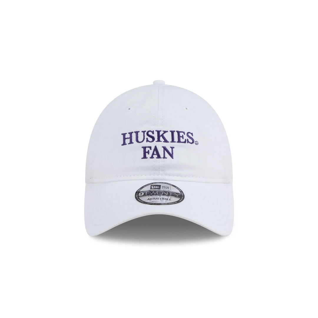 New Era Women's White Huskies Fan 9Twenty Adjustable Hat
