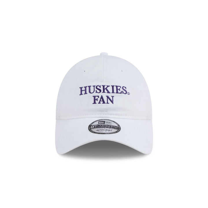 New Era Women's White Huskies Fan 9Twenty Adjustable Hat