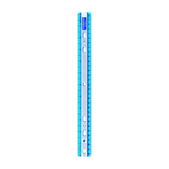 Staedtler Blue 12" Mars Ring Binder Plastic Ruler