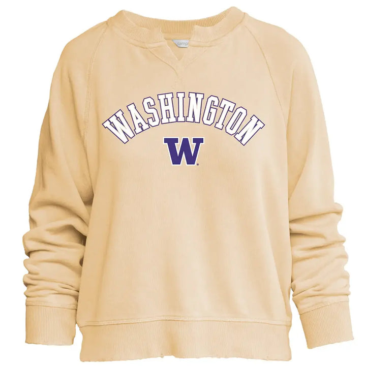 Camp David Women's Washington Crystalline Print Willow Crewneck