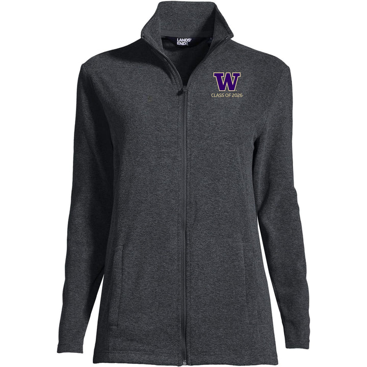 Lands' End Women's UW Class of 2026 ThermaCheck Fleece Full Zip