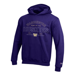Photo of Champion Kids' Purple Washington Home of the Huskies Hood.