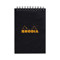 Rhodia Black 4"x6" 5x5 Quad Graph Top Wirebound 80ct thumbnail