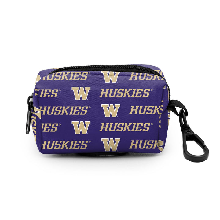 ShopInstaPets Purple W WA Huskies Waste Bag Holder