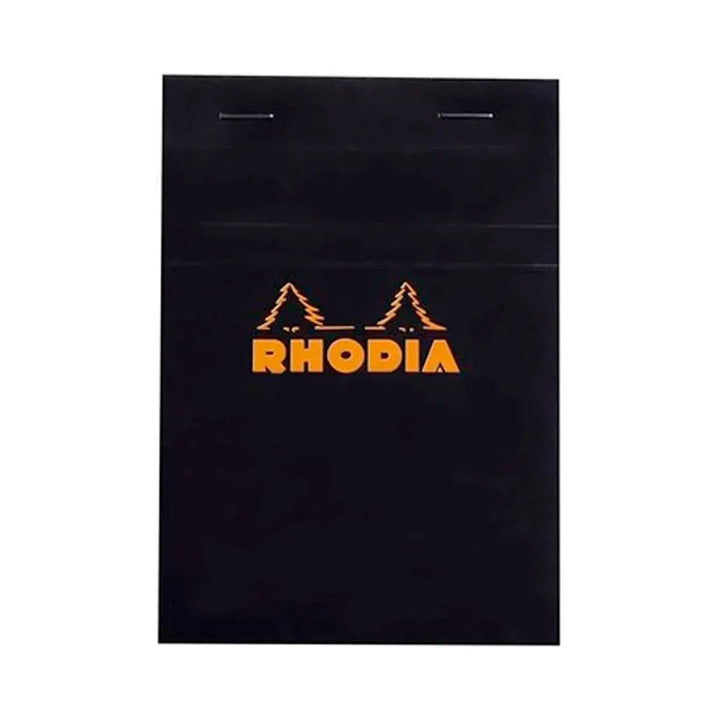 Rhodia Black 4"x6" 5x5 Quad Graph Top Stapled 80ct
