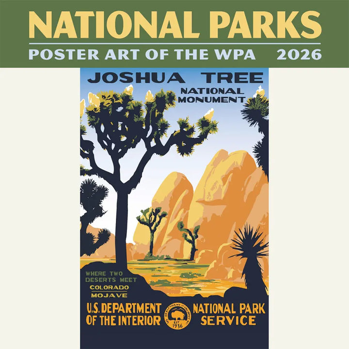 Small Changes National Parks: WPA 2026 Mini Wall Calendar