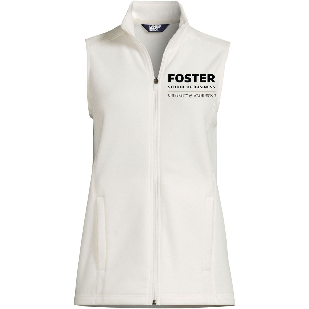 Lands' End Women's UW Foster School of Business ThermaCheck Fleece Vest