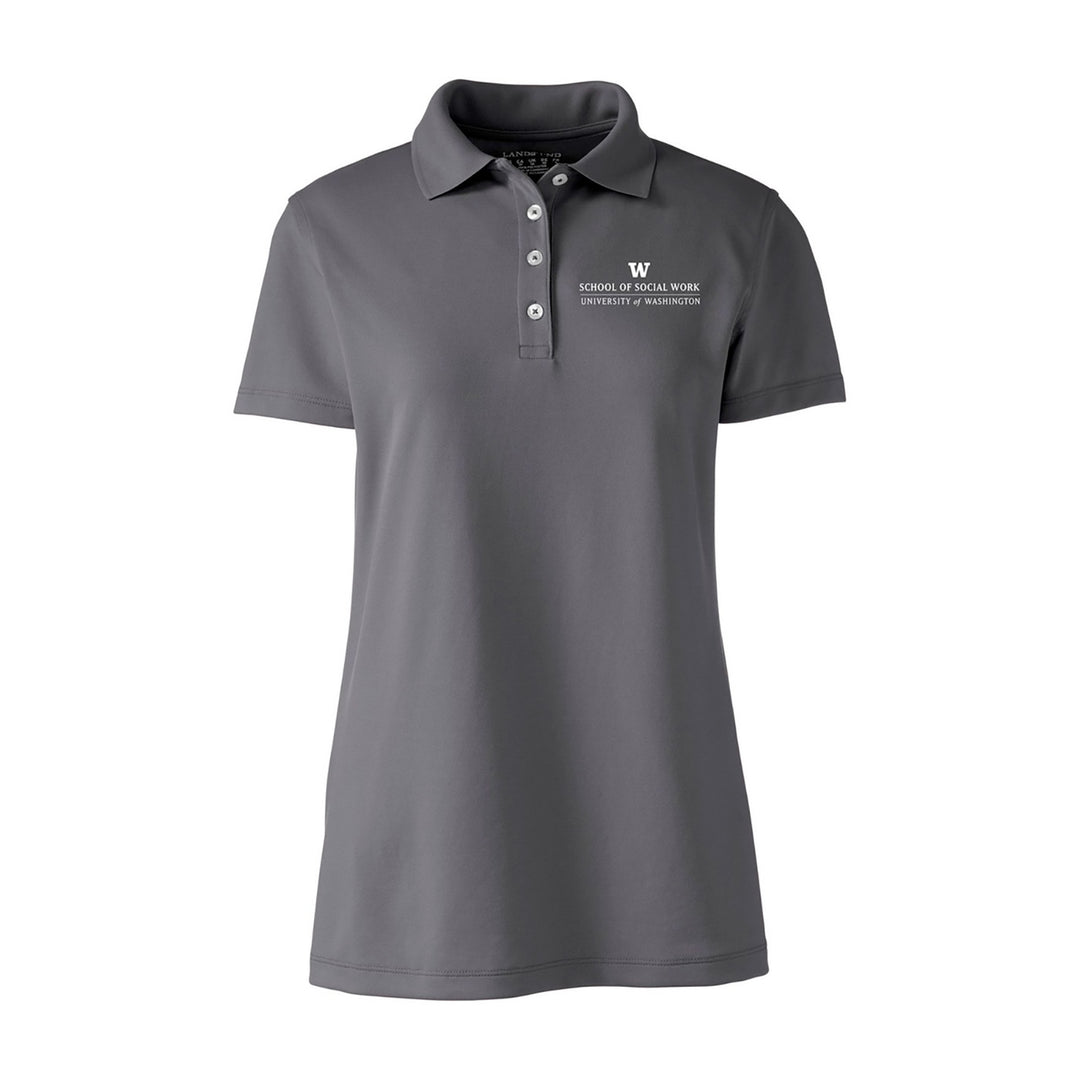 Lands' End Women's UW School of Social Work Polyester Polo