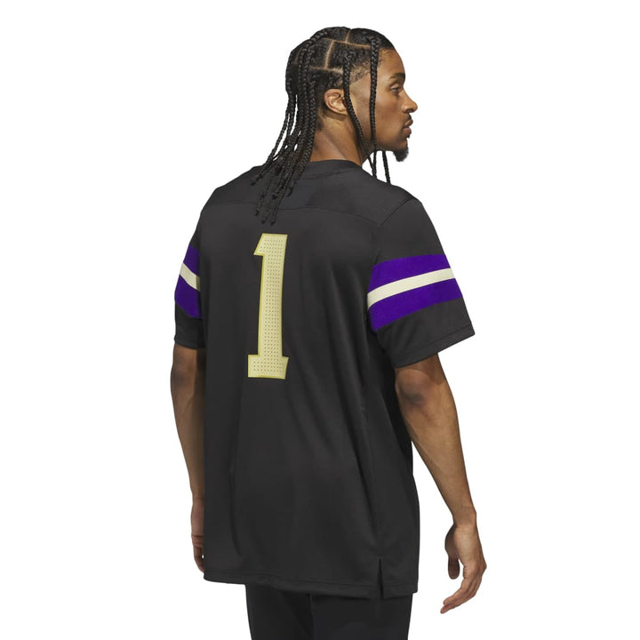 adidas Men's Black Alternate Washington Huskies Football Jersey