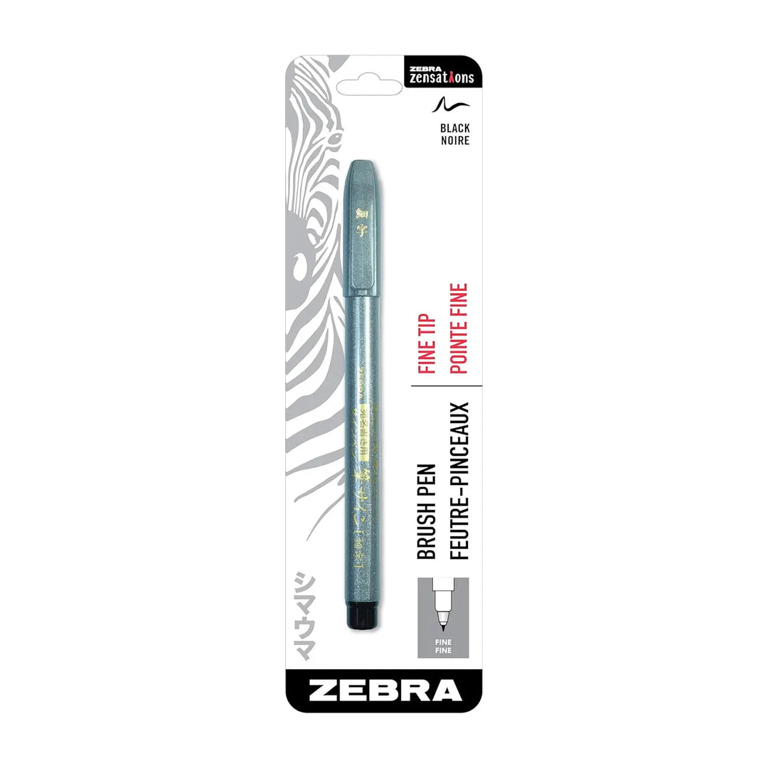 Zebra Zensations Black Fine Point Brush Pen