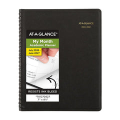 Photo of At-A-Glance 2026-2027 7" x 8.75" Monthly Academic Planner.