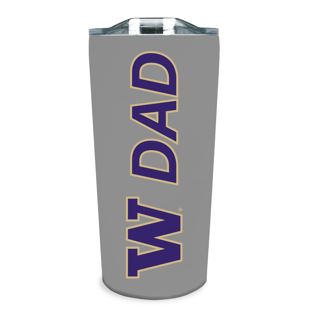 FG Silver W Dad Soft Touch Stainless Tumbler 18oz