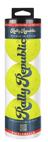 Rally Republic Yellow Pickleball Set 3pk