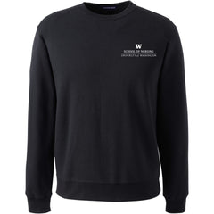 Lands' End Unisex UW School of Nursing Crewneck Sweatshirt Black Hover