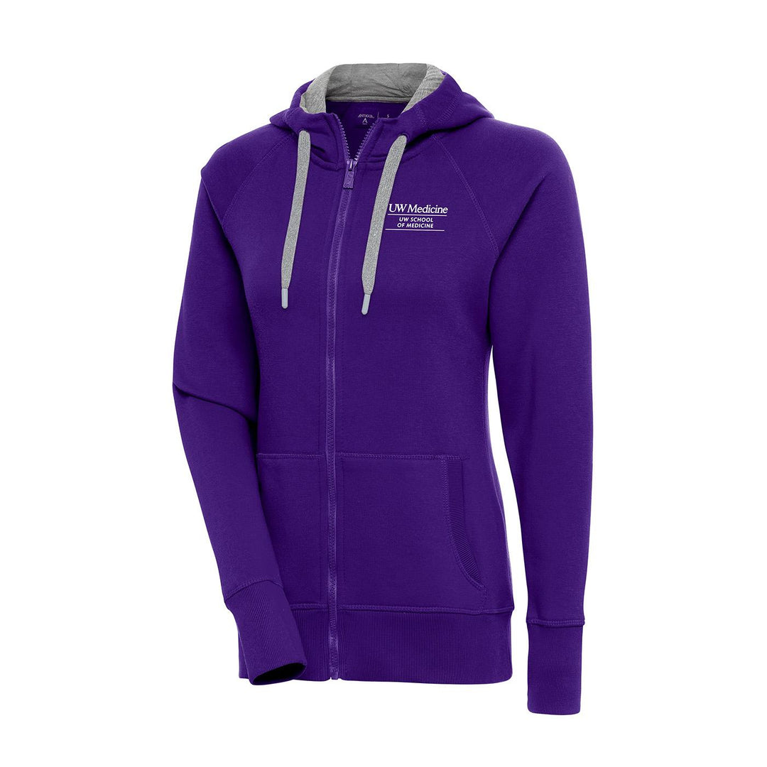 UWSOM Antigua Women's UW Medicine Victory Full Zip Hoodie