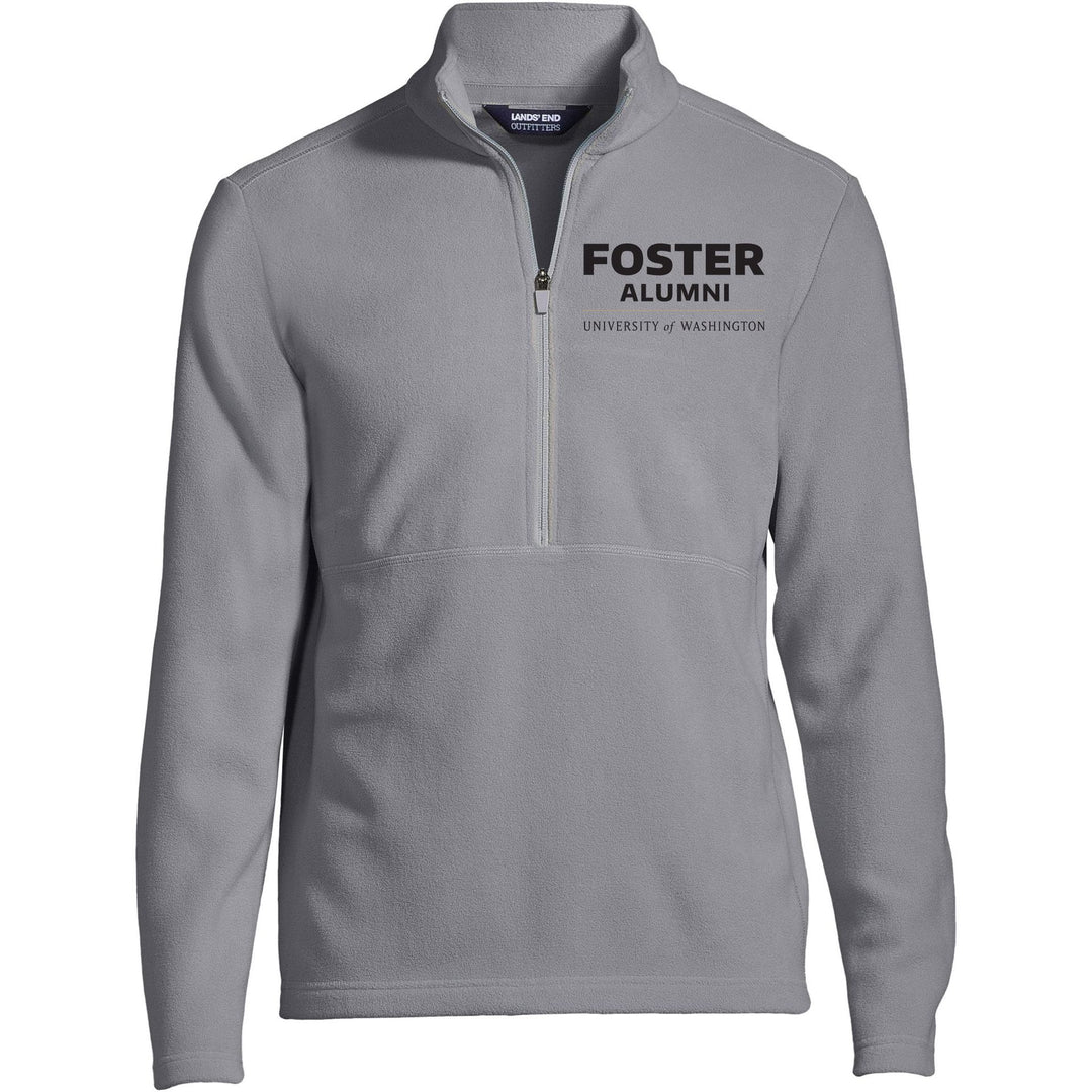 Lands' End Men's UW Foster Alumni ThermaCheck Fleece Quarter Zip