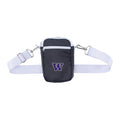 Zoozatz Black Washington Huskies Cross Body Bag thumbnail