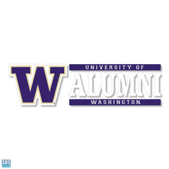 Photo of SDS W U of W Alumni Vinyl Decal 6" x 2".