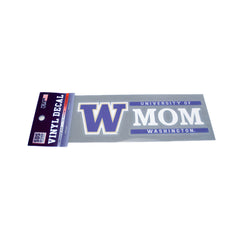 SDS W U of W Mom Vinyl Decal 6" x 2"