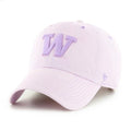 47 Brand Women's Lavender W Logo Haze Clean Up Adjustable Hat thumbnail