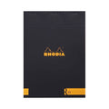 Rhodia Black 8.25"x11.75" Lined Side Stapled Notepad 70ct thumbnail