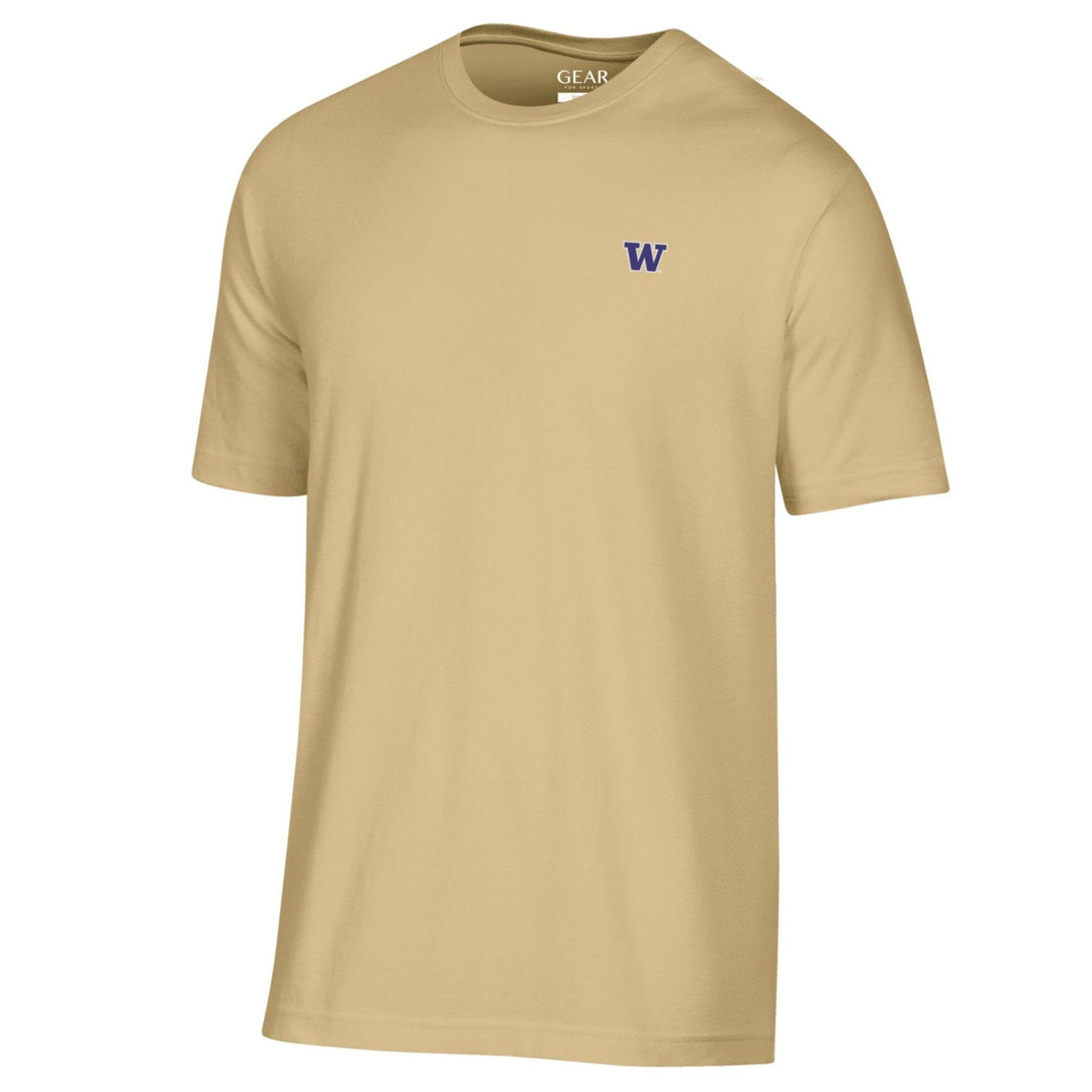 GFS Men's Washington Huskies Embroidered W Big Cotton Soft Tee