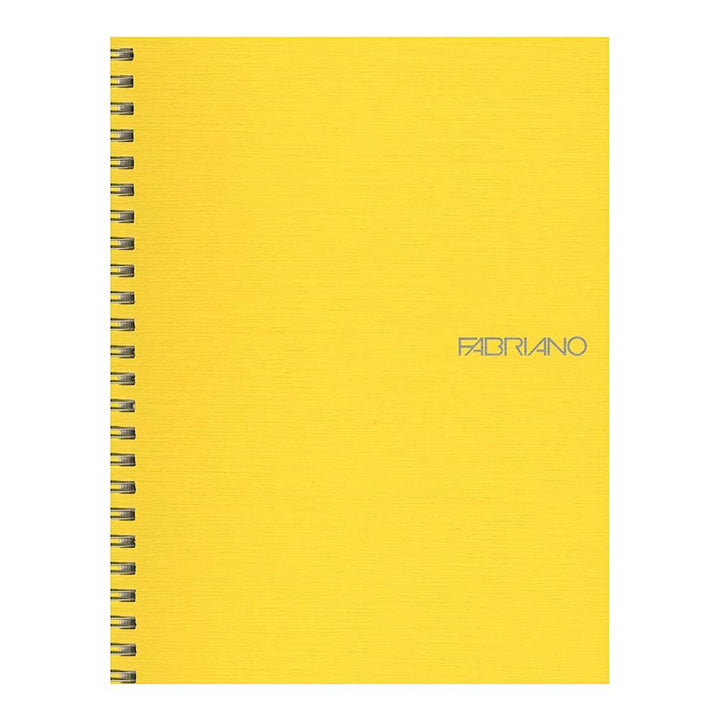 Fabriano EcoQua Wire Bound Blank 6"x8" Notebook 70ct