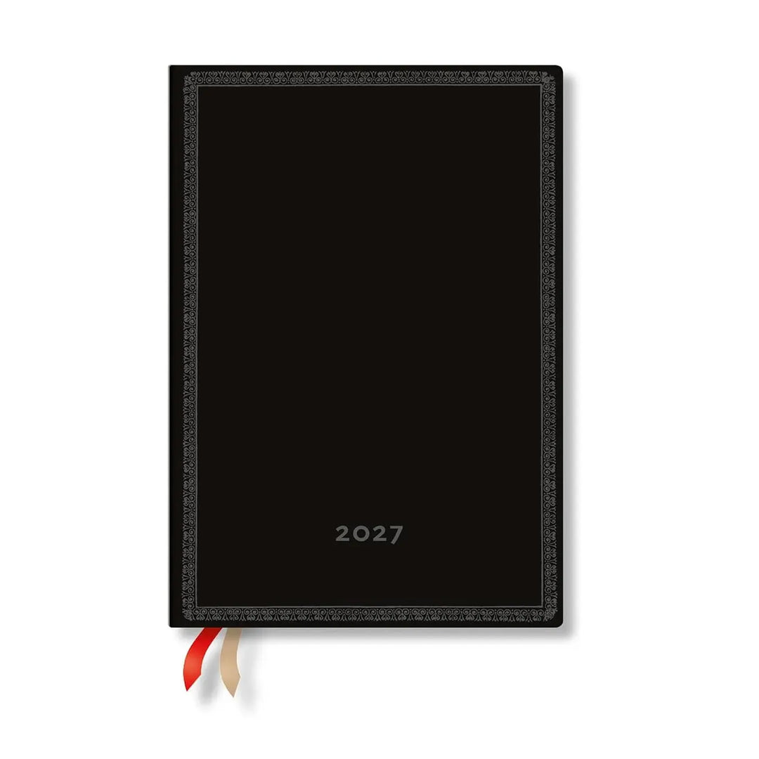 2027 Black Edition Bold Midi Vertical Softcover 12-Month Weekly Planner