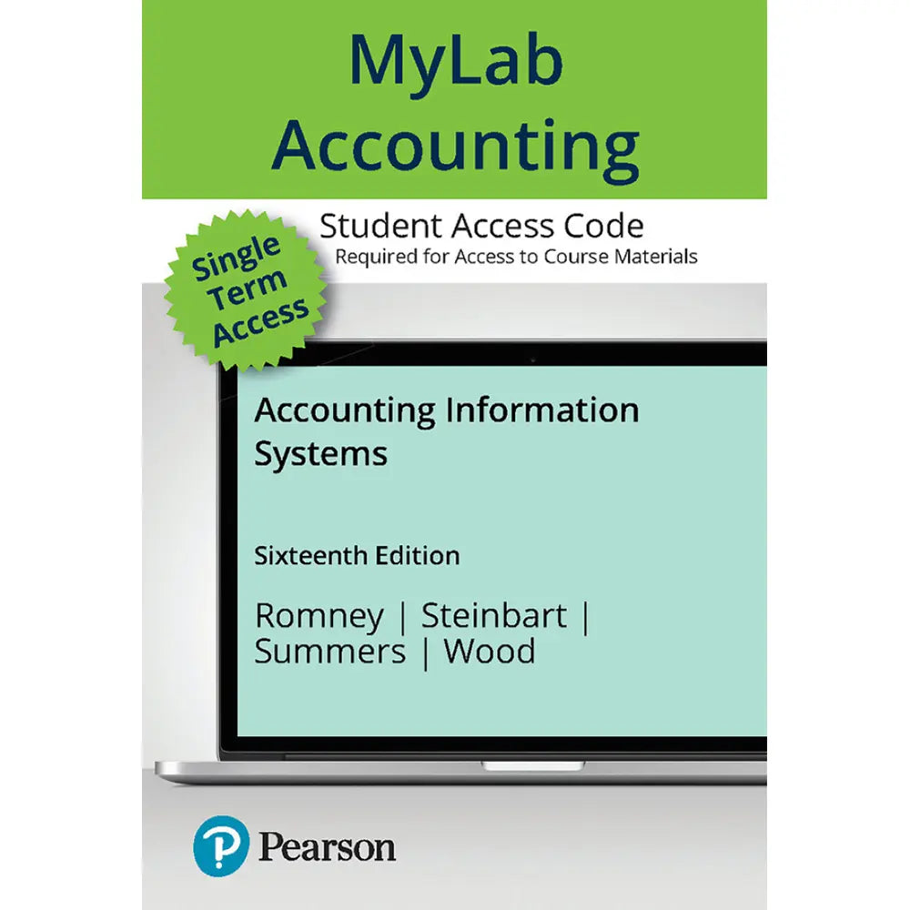 MyLab for Accounting Information Systems (16E 24)