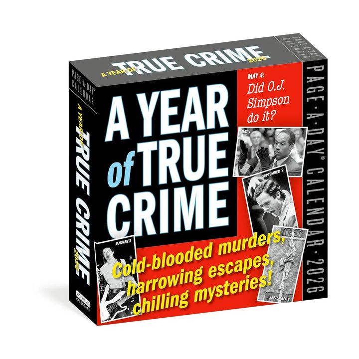 Year of True Crime Page-A-Day Calendar 2026