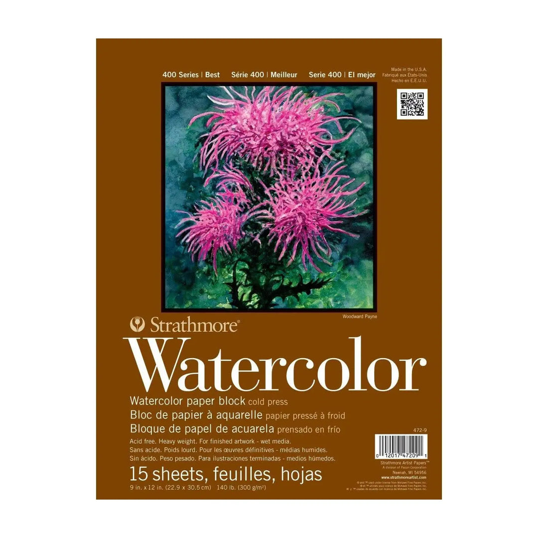Strathmore 400 140lb Cold Press Watercolor Block
