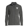 Lands' End Men's UW School of Music Thermacheck Fleece Full Zip Charcoal thumbnail