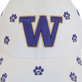 47 Brand Women's White Allover Paws Confetti Clean Up Adjustable Hat thumbnail