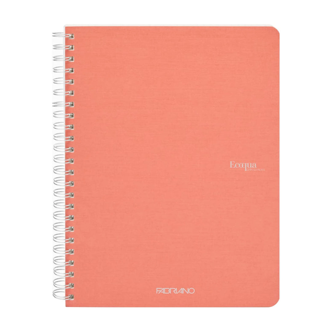 Fabriano Ecoqua 5.8" x 8.25" Spiral Grid Notebook 70 Sheets